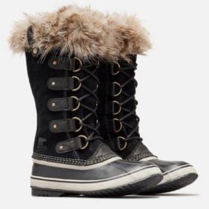 LIKE NEW Sorel Joan of Arctic black winter snow boots